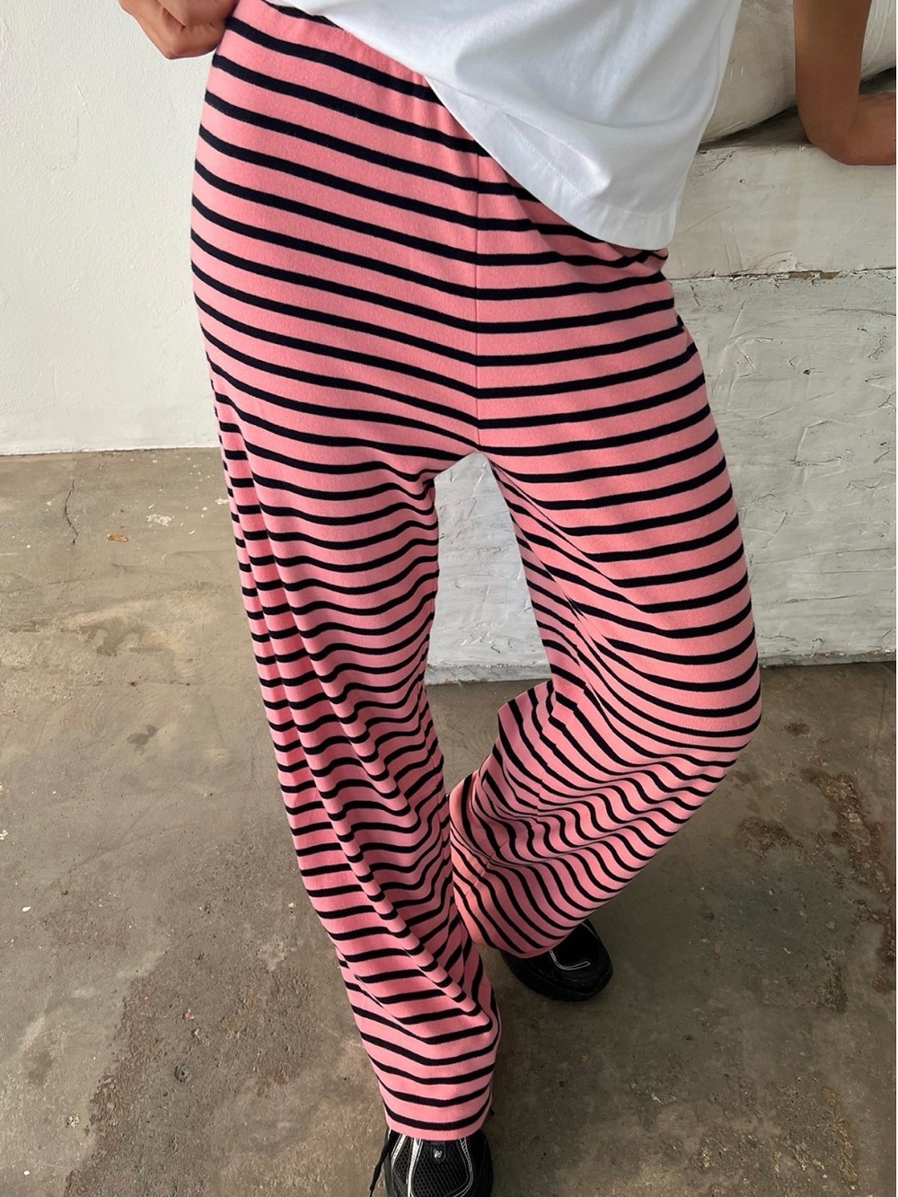 Boii Studios Striped Pants NWT